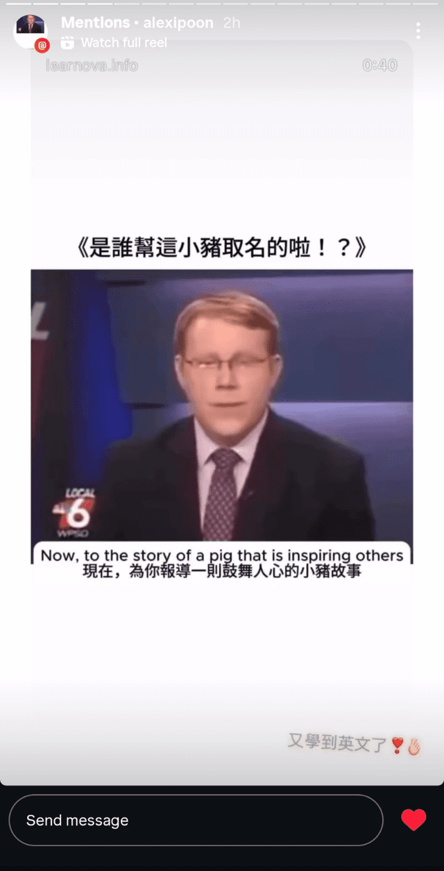User sharing Learnova content - Screenshot 10